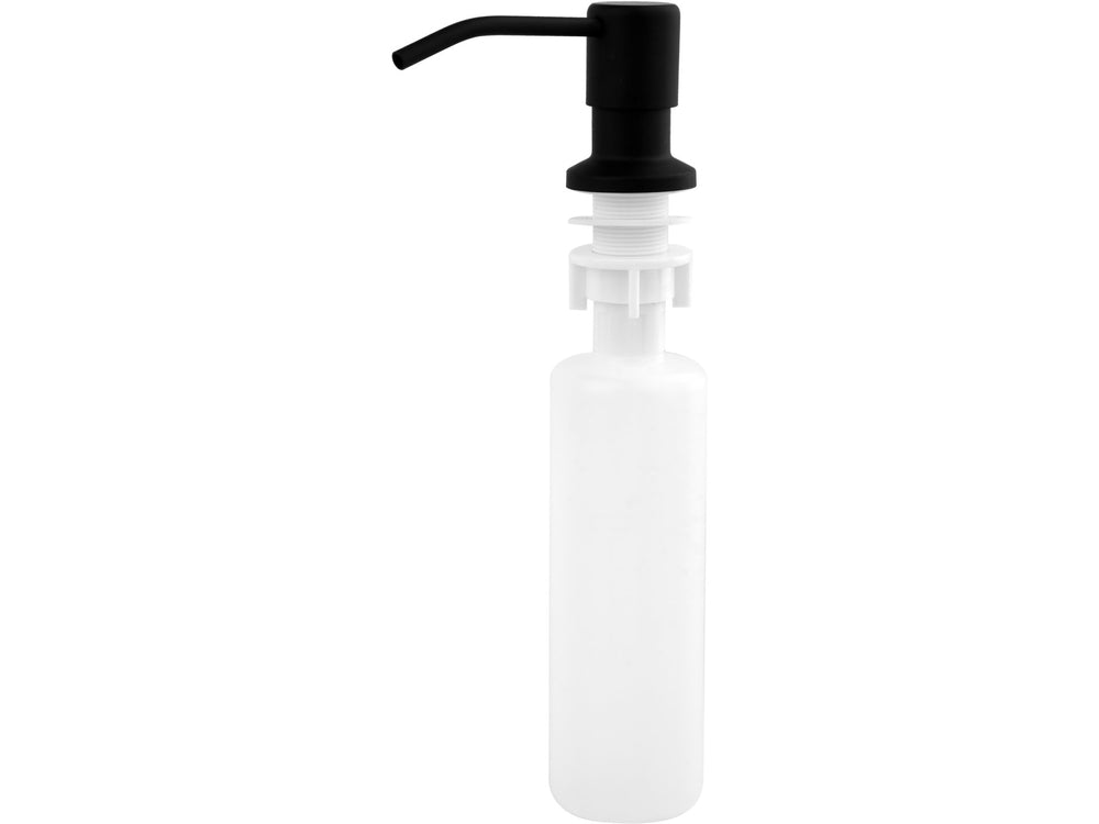 Dozator sapun lichid sub blat 330ml otel mat negru Fala 69397 - detaliu pompa 360 grade
