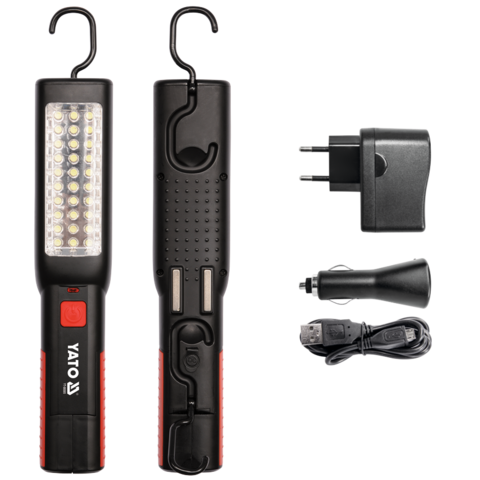 Lampa atelier LED 30+7 100LM reincarcabila Yato YT-085051 vedere 9