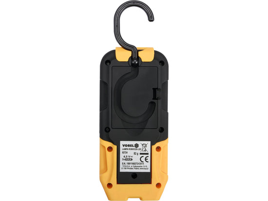 Lampa COB LED portabila cu magnet si carlig - Vorel 82724