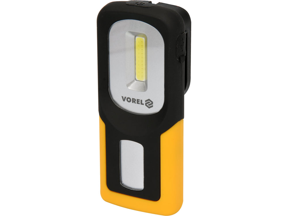 Lampa de mana rotativa COB LED 3W reincarcabila USB - Vorel 82723