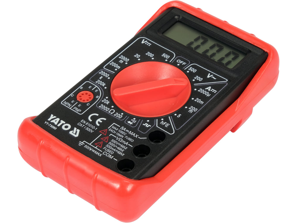 Multimetru digital YATO YT-73080, AC/DC 500 V, 5 A - imagine produs 2