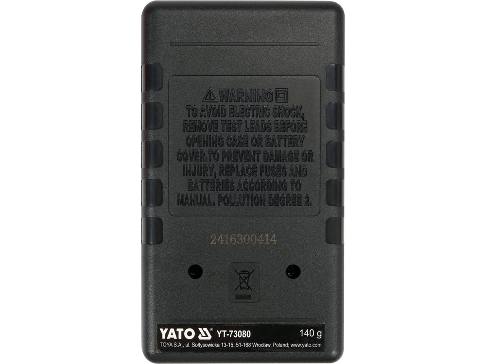 Multimetru digital YATO YT-73080, AC/DC 500 V, 5 A - imagine produs 7