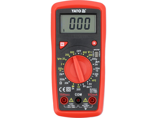Multimetru digital YATO YT-73081, AC/DC 600 V, 10 A - imagine produs 1