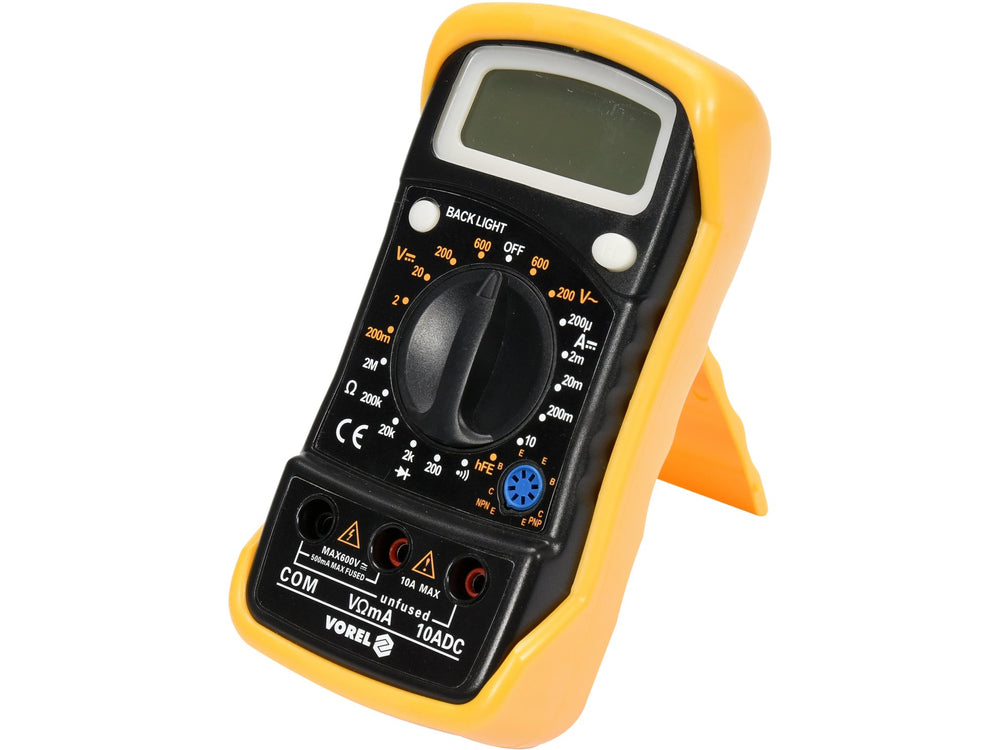 Multimetru digital universal cu iluminare LCD - Vorel 81773