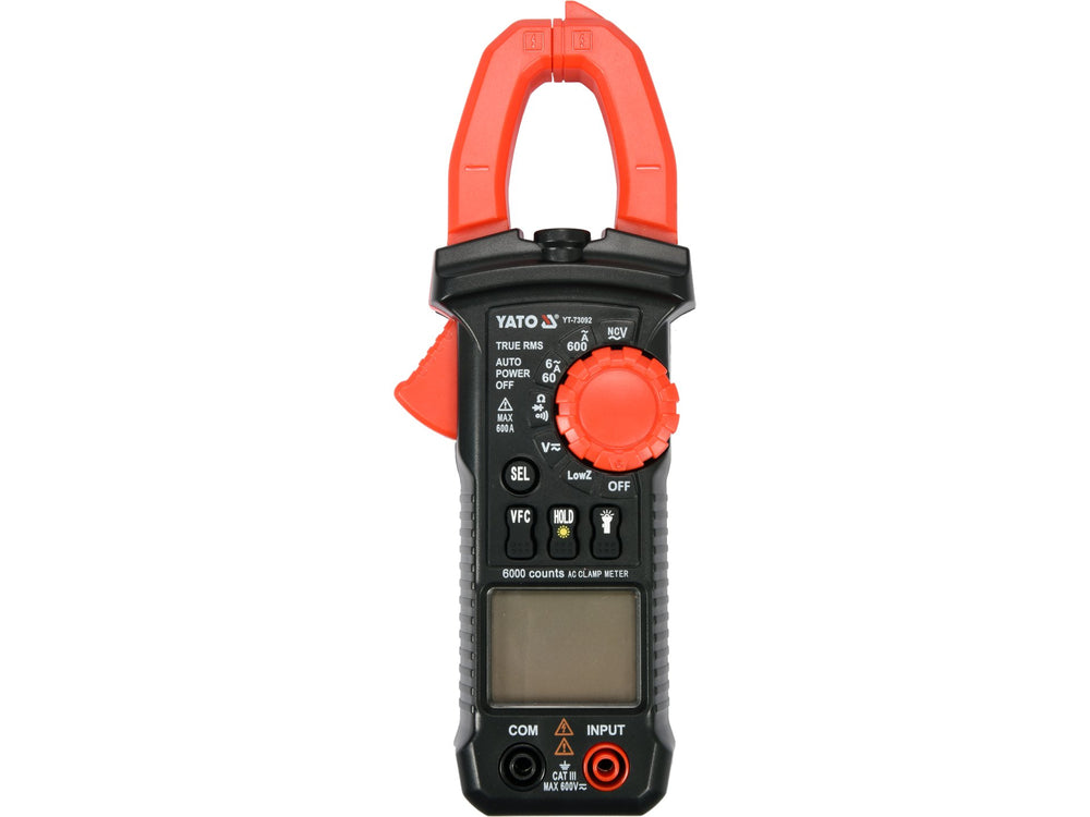 Clampmetru digital TRUE RMS 600A - Yato YT-73092