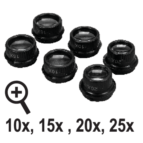 Ochelari lupa cu LED YATO YT-73840, marire 10x-25x - imagine produs 5
