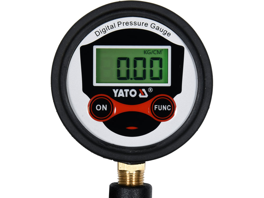 Pistol Umflat Manometru Digital LCD Yato YT-23702 detaliu afisaj