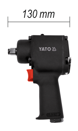 Cheie impact pneumatica Yato YT-09513, dimensiuni compacte