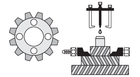 Aplicatie set extractor rulmenti Yato YT-0641