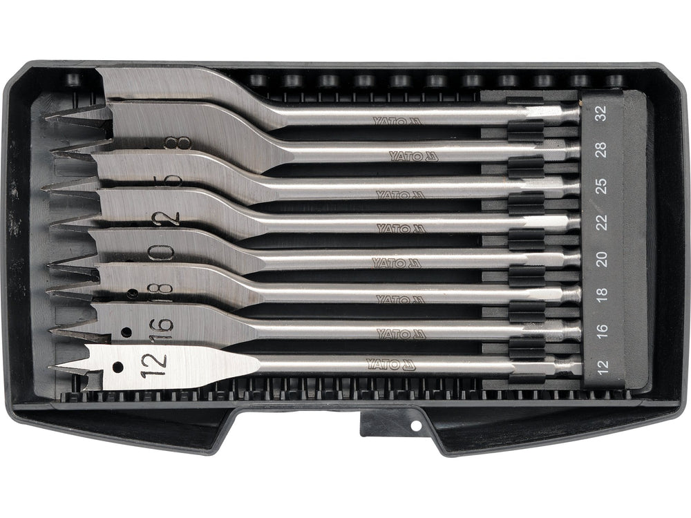 Set Burghie Plate Lemn 12-32mm HCS 8 Piese Yato YT-3259