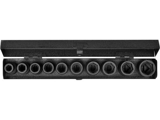 Set tubulare impact YATO YT-1025, 1/2 inch, 10-22 mm, 10 piese - imagine produs 4