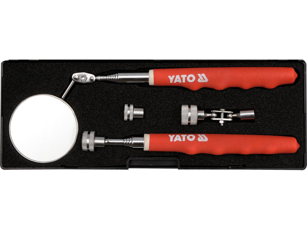 Set control oglinda tija magnetica 4 buc Yato YT-0662