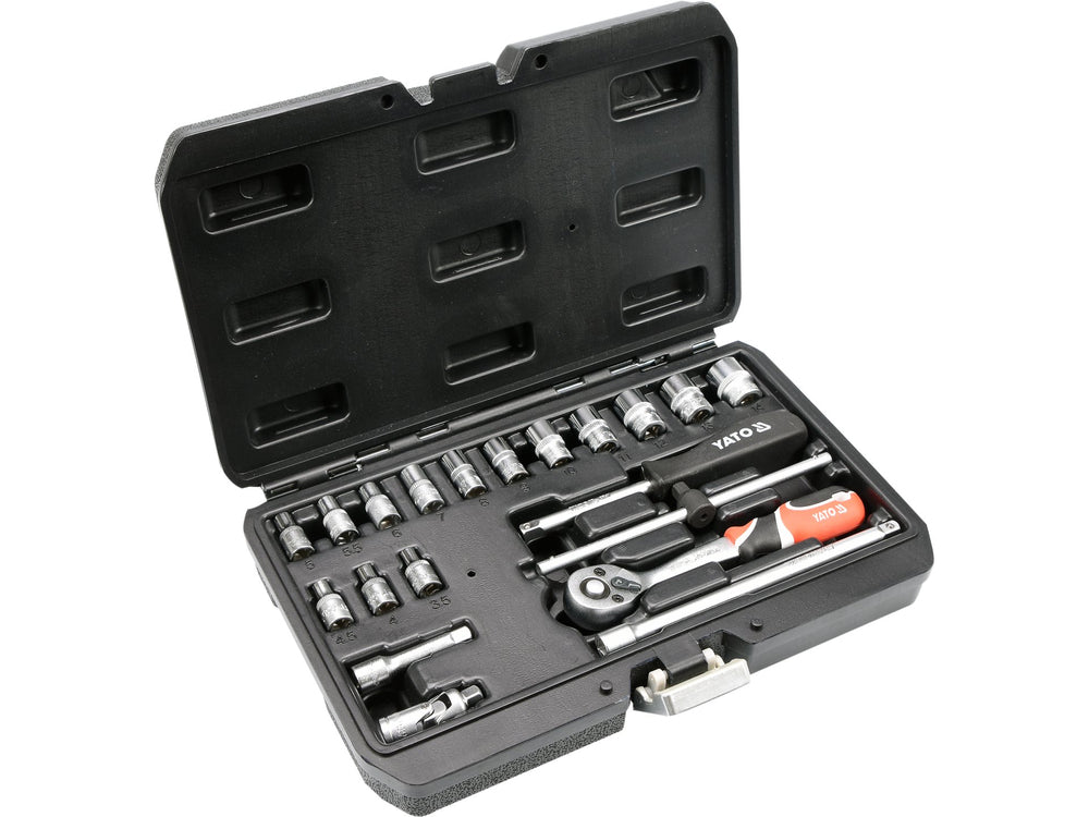 Trusa Tubulare 1/4" 20 Piese Yato YT-14491 - imagine produs 2
