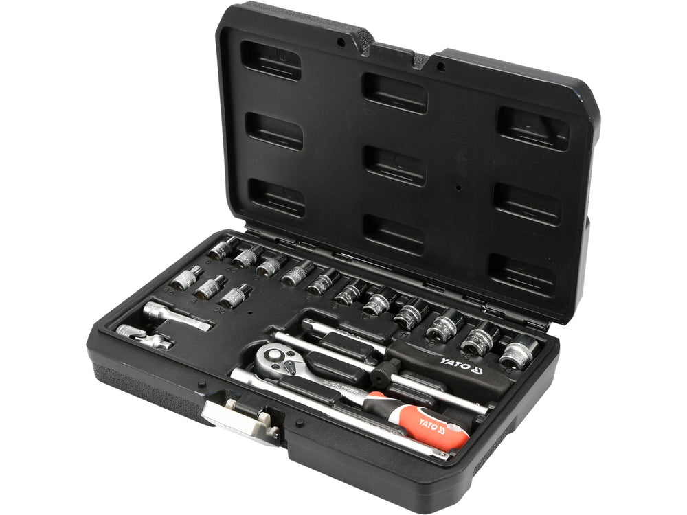Trusa Tubulare 1/4" 20 Piese Yato YT-14491 - imagine produs 4