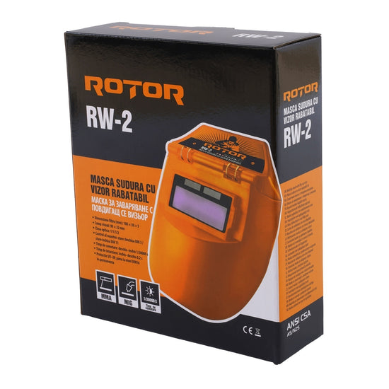 Masca Sudura PROFESIONALA ROTOR RW-2, DIN 11, MMA MIG