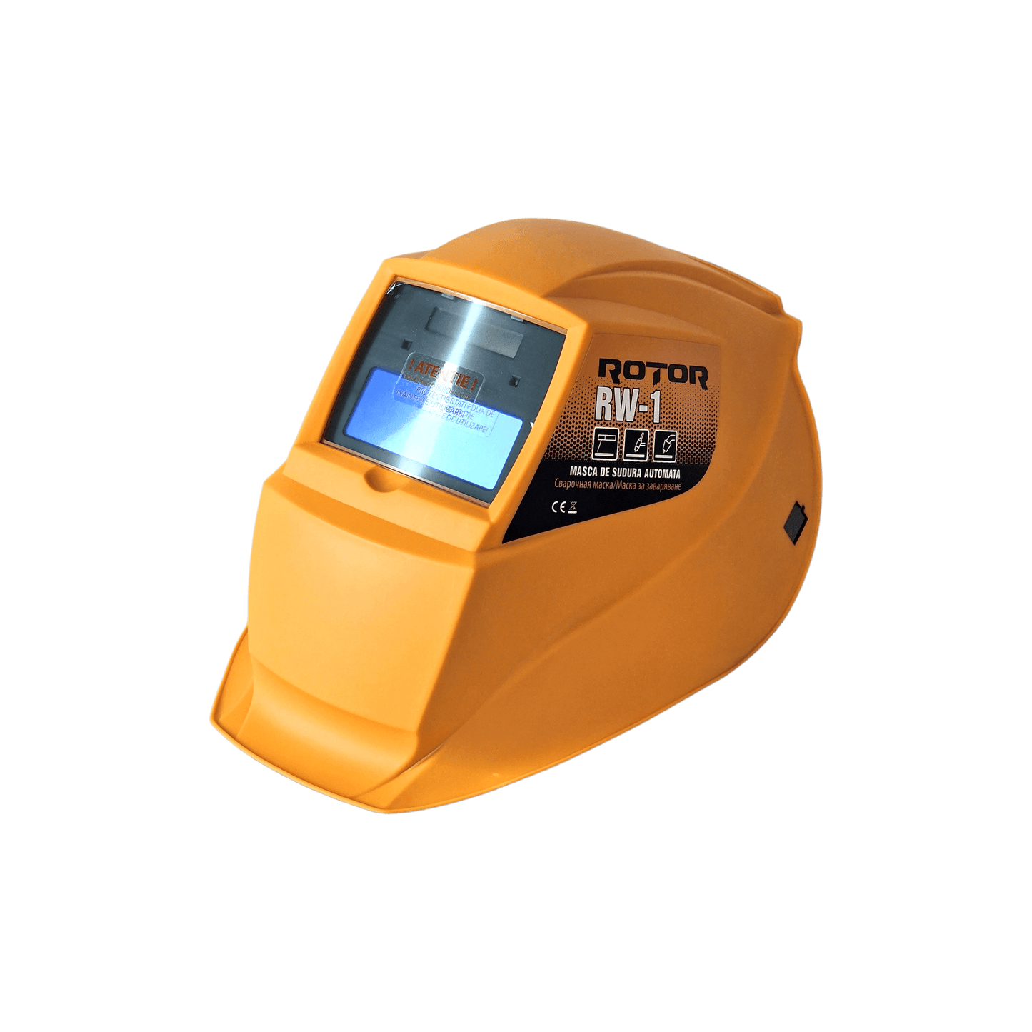 Masca de sudura automata ROTOR 11999, reglaj al densitatii si al sesibilitatii, 110 x 90 mm, galben - ZEP.RO - Ți-e la îndemână!