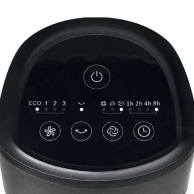 Ventilator tip stalp TWFR 100, 101 cm, 45W, telecomanda, 3 viteze + mod ECO