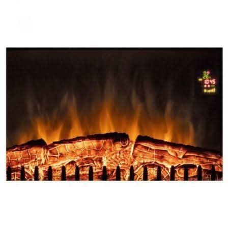 Semineu electric, incorporabil, Heber, 2000 W, efect de flacara reala, 2 trepte incalzire, programabil, termostat electronic - ZEP.RO - Ți-e la îndemână!