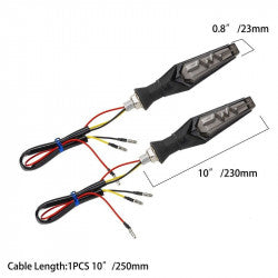 Semnalizare LED moto R-245LED vedere laterala
