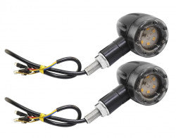 Semnalizare LED moto detaliu carcasa si brat