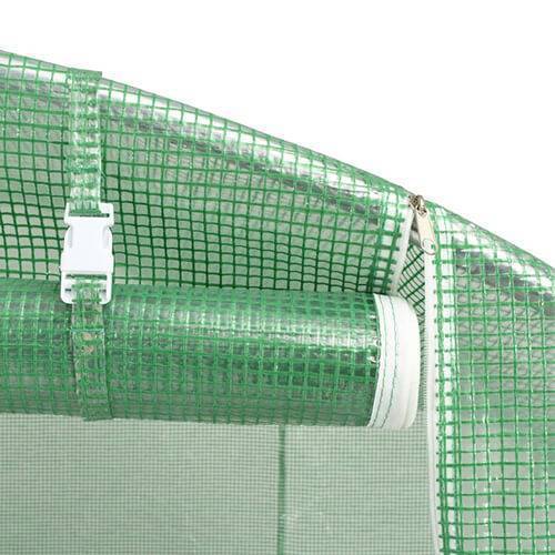 Solar gradina ZEP PRO 6x4x2.5 m, 24 mp, folie 240 g/mp UV, structura otel galvanizat 32x1.2 mm