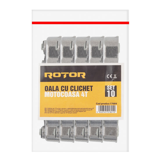 Set Oala cu Clichet Motocoasa 4T ROTOR, 10 buc