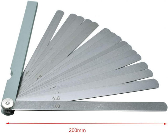 Set 17 lere de precizie, 0.02 - 1.00 mm (20 cm)