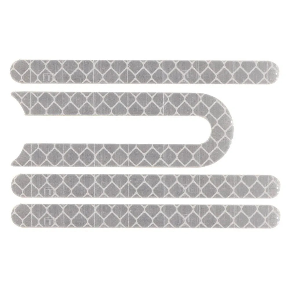 Set 4 stickere reflectorizante trotineta Xiaomi (gri) pentru utilaj