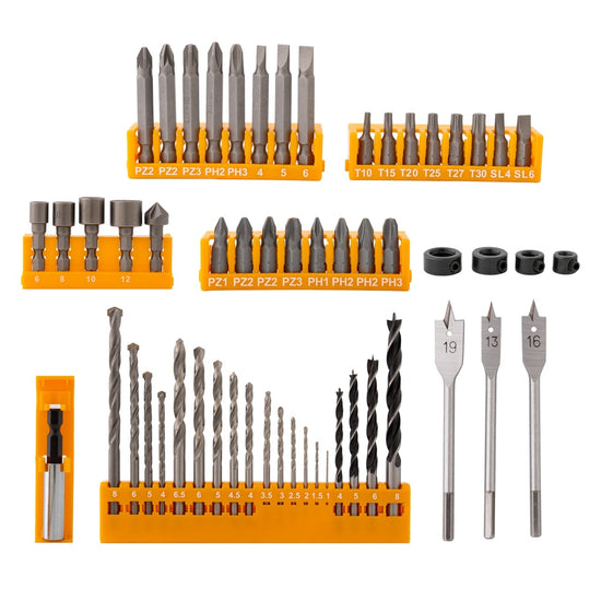 Set Biti Tubulare Burghie ROTOR RBB62, 62 piese, set complet pentru atelier