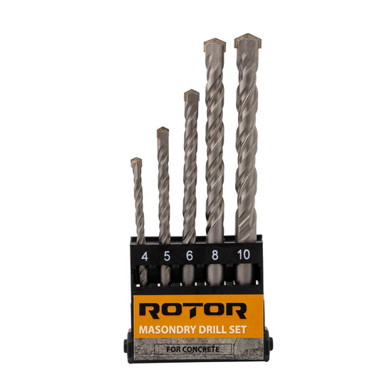 Set Burghie Beton ROTOR RBB5, 5 piese, pentru gaurit beton si zidarie