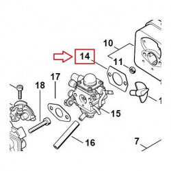 Set 10 garnituri carburator Stihl FS38, FS100 si FS450 - vedere 2
