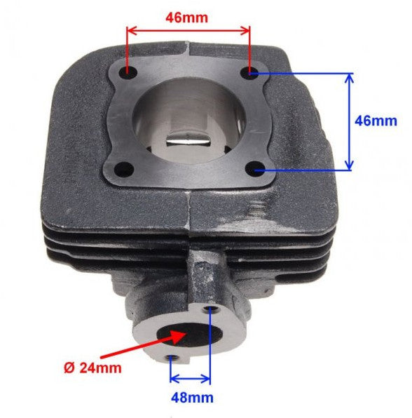 Set motor scuter 2T 50cc Suzuki AD Morini racire aer - componente incluse