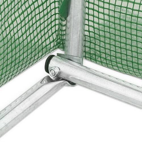 Solar gradina ZEP PRO 6x4x2.5 m, 24 mp, folie 240 g/mp UV, structura otel galvanizat 32x1.2 mm