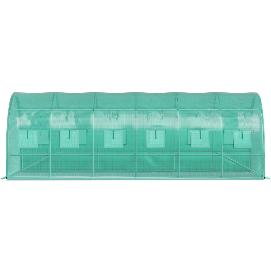 Solar gradina ZEP PRO 6x4x2.5 m, 24 mp, folie 240 g/mp UV, structura otel galvanizat 32x1.2 mm