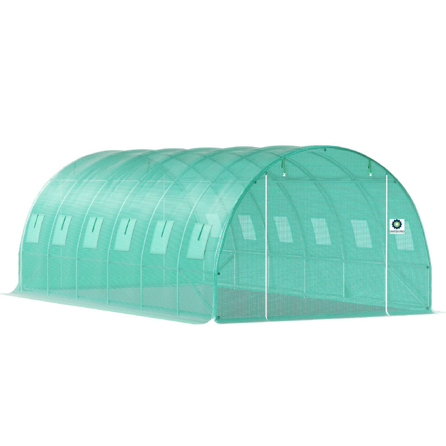 Solar gradina ZEP PRO 6x4x2.5 m, 24 mp, folie 240 g/mp UV, structura otel galvanizat 32x1.2 mm