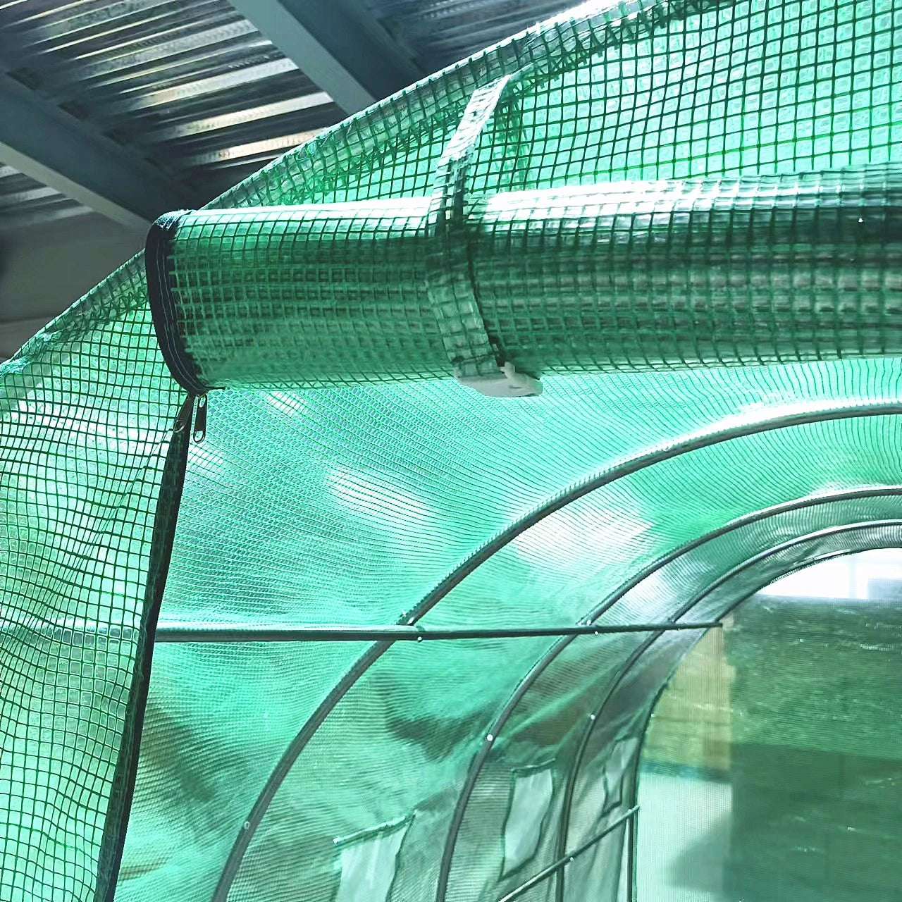 Solar gradina ZEP PRO 6x4x2.5 m, 24 mp, folie 240 g/mp UV, structura otel galvanizat 32x1.2 mm
