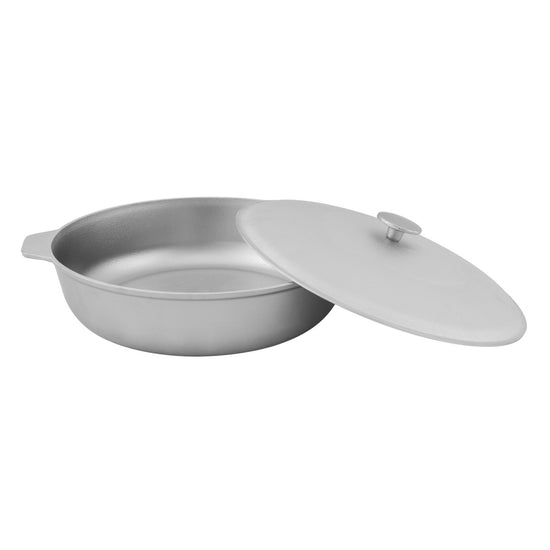 Tigaie Aluminiu Alimentar ROTOR, 320x83mm, cu capac, pentru foc si aragaz