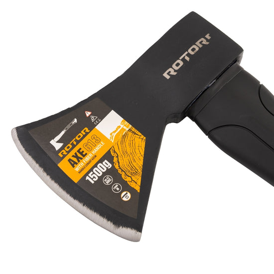 Topor ROTOR 613, 1500g, maner fibra, cap otel forjat, rezistent la impact