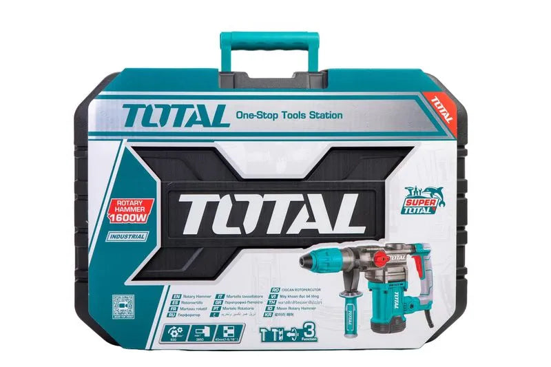 Ciocan rotopercutor TOTAL SDS MAX, 1600W, energie impact 10J
