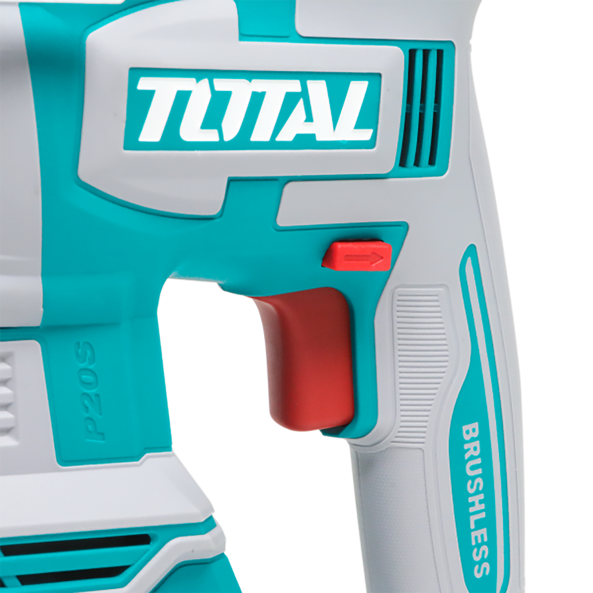 Ciocan rotopercutor TOTAL 20V, 2.5 J, brushless, SDS Plus, 2 acumulatori 4.0Ah, incarcator inclus