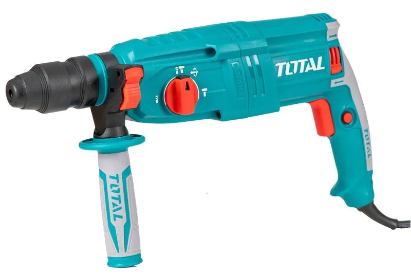 Ciocan rotopercutor profesional TOTAL 800W, 2.5J, SDS+, 26mm, mandrina 13mm