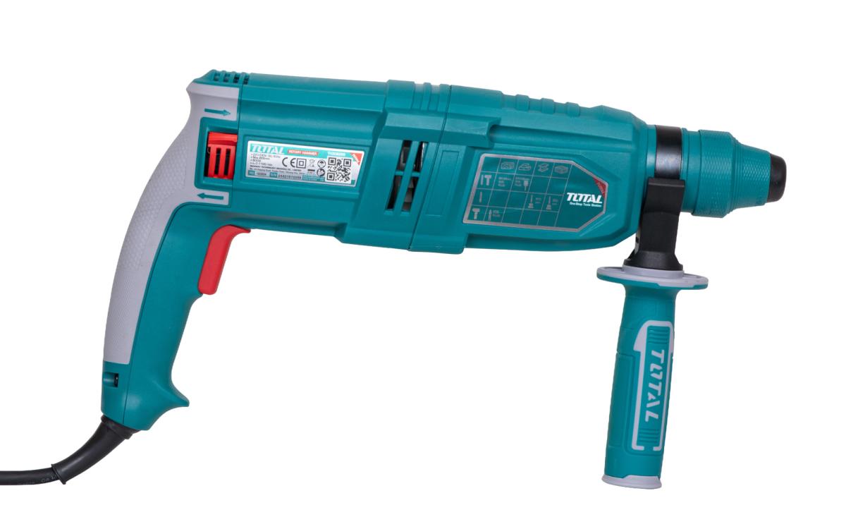 Ciocan rotopercutor profesional TOTAL 800W, 2.5J, SDS+, 26mm