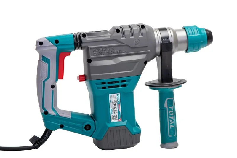 Ciocan rotopercutor profesional TOTAL 1500W, 5.5J, SDS Plus, 32mm beton