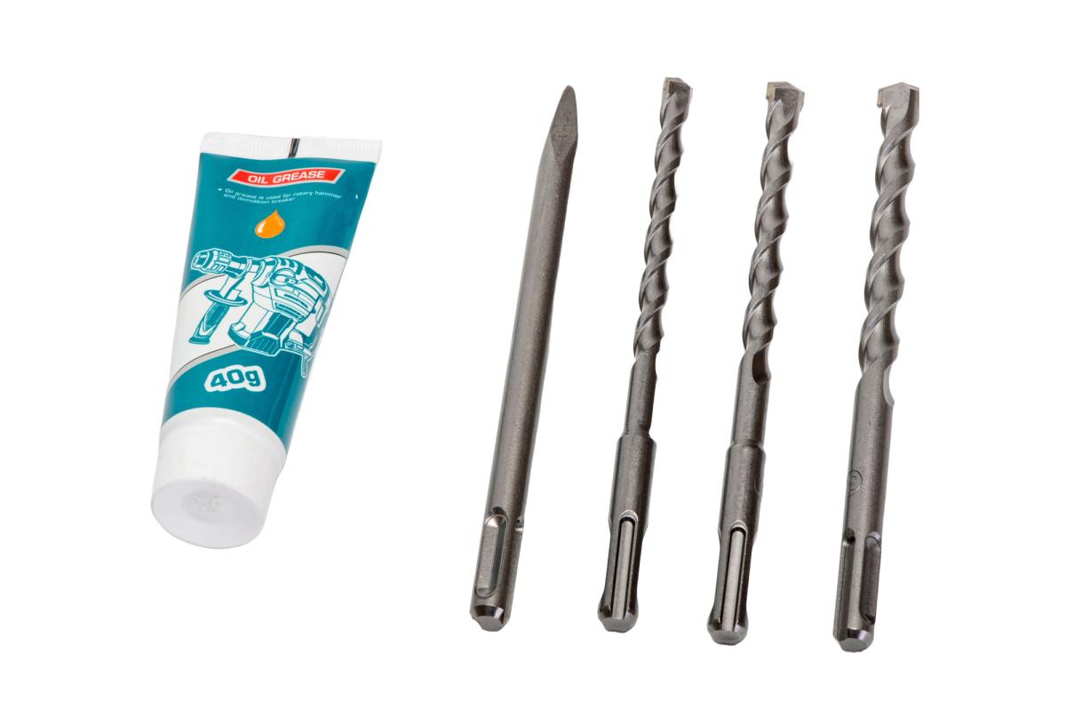 Ciocan rotopercutor TOTAL 20V, 4.5J, SDS Plus, motor fara perii (fara acumulator si incarcator)