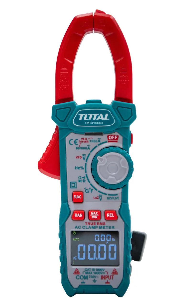 Clampmetru digital profesional Total AC DC, 1000A, 1000V, cleste ampermetric