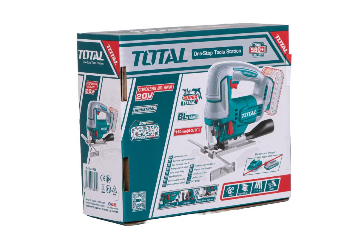 Fierastrau pendular TOTAL 20V Li-Ion, 3000 rpm, cu 5 lame incluse (FARA acumulator si incarcator)