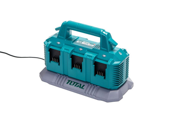 Incarcator baterii TOTAL 20V Li-Ion P20S, 6 porturi, incarcare secventiala