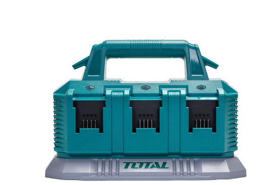 Incarcator baterii TOTAL 20V Li-Ion P20S, 6 porturi, incarcare secventiala