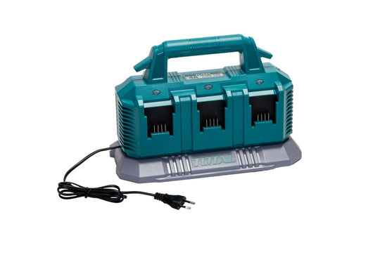Incarcator baterii TOTAL 20V Li-Ion P20S, 6 porturi, incarcare secventiala