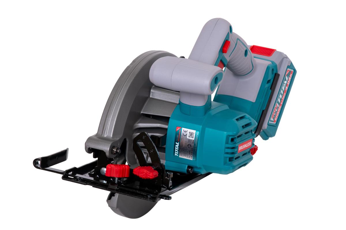 Kit combo TOTAL 20V cu fierastrau circular, masina de gaurit cu impact si slefuitor